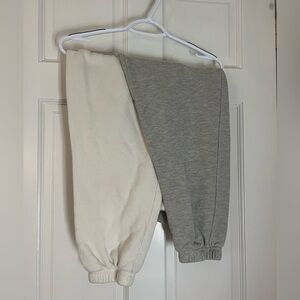 Garage split color joggers
